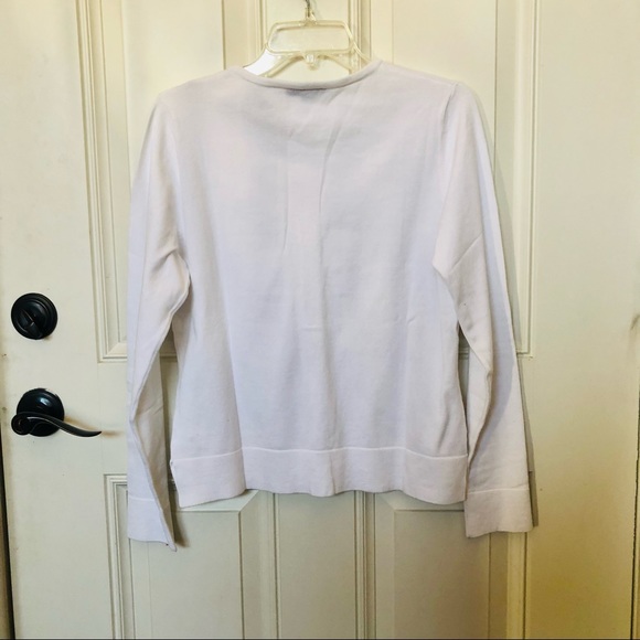 Isaac Mizrahi NWT Ladies White Cardigan Small - Picture 4 of 5
